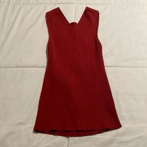 Zara Dark Orange Cross Back Tank